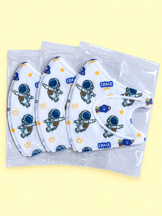 Yuz uchun KF94 bolalar respirator niqoblari, 4 qavatli, chang, va viruslardan himoyalovchi