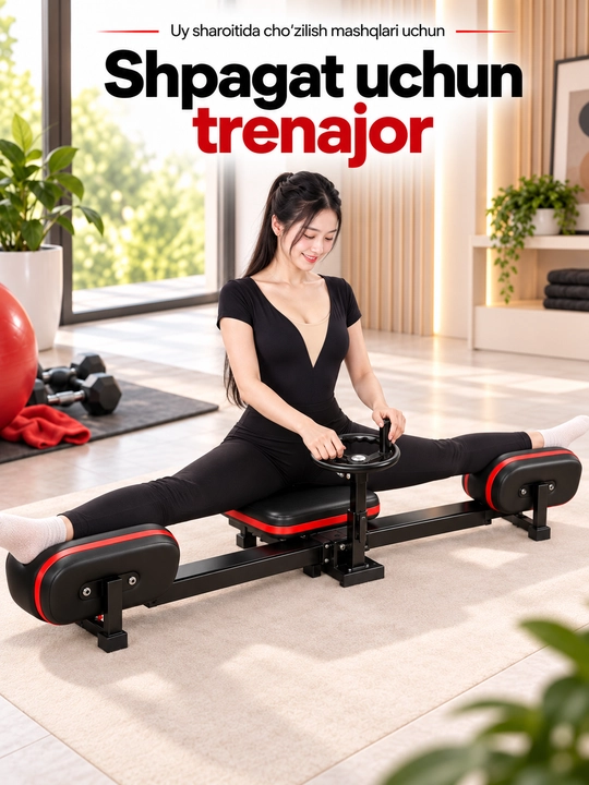 Shpagat uchun oyoq trenajyori, stretching va egiluvchanlik mashqlari uchun - 