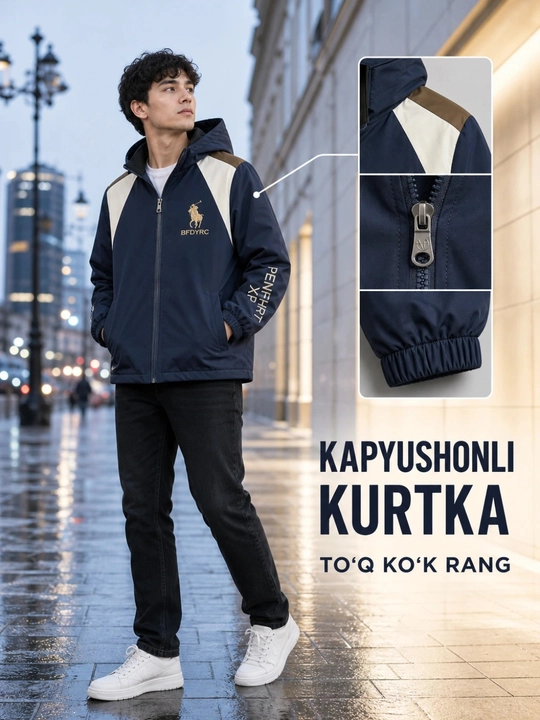Kapyushonli kurtka - 