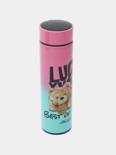 Harorat datchigi bilan, barcha suyuq mahsulotlar uchun termokrujka-termos, 500 ml