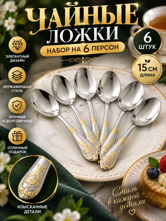 Набор кухонных столовых приборов - 