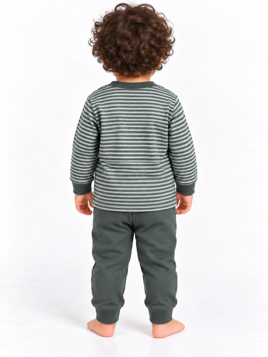 Qizlar va o‘g‘il bolalar uchun pijama, 6 oylikdan 2 yoshgacha, o‘lchamlari 70–80–90