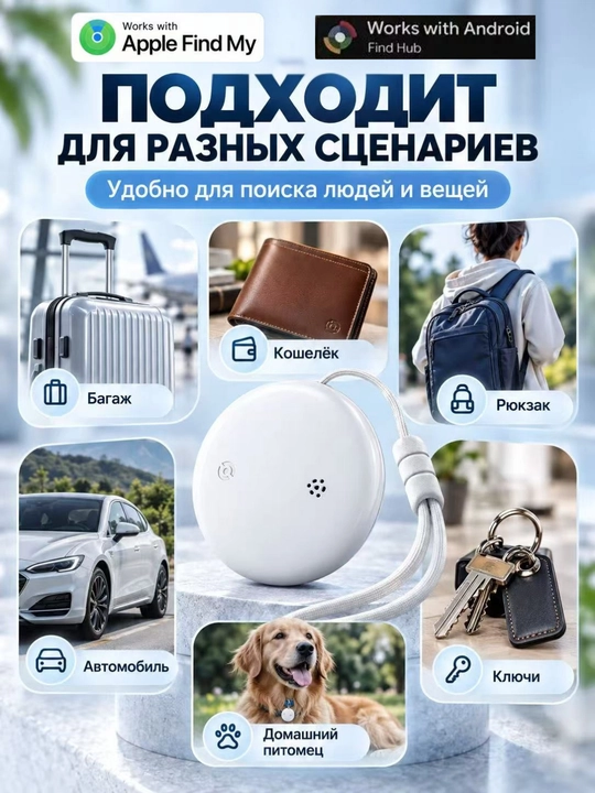 GPS-трекер F10 Bluetooth для Android/iOS, умный, качественный
