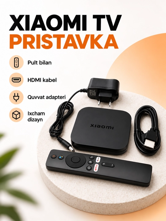 Xiaomi Mi TV Box S 2-го поколения 4K Android TV Media
