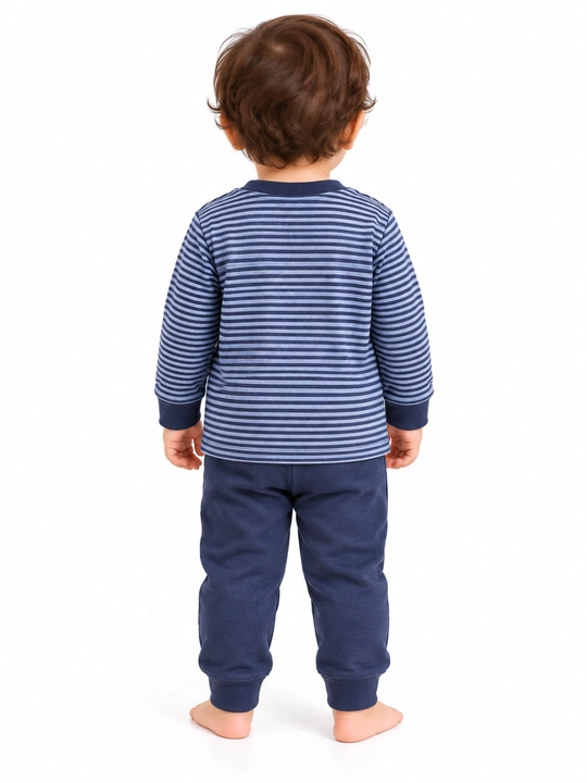 Qizlar va o‘g‘il bolalar uchun pijama, 6 oylikdan 2 yoshgacha, o‘lchamlari 70–80–90