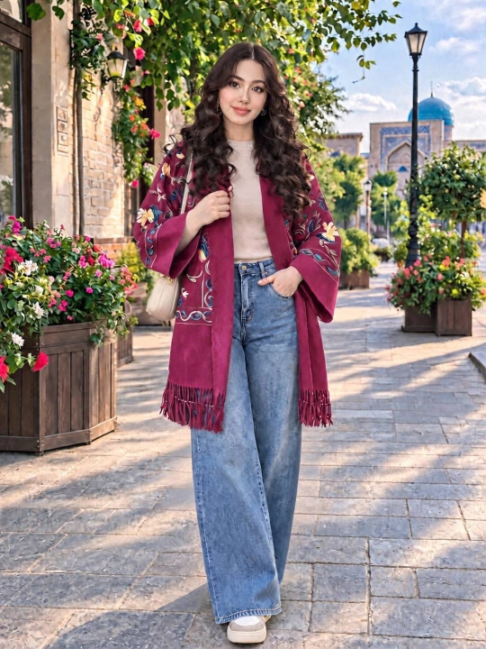 Ayollar kardigani, kashemir, sovgabop, poncho, Abaya