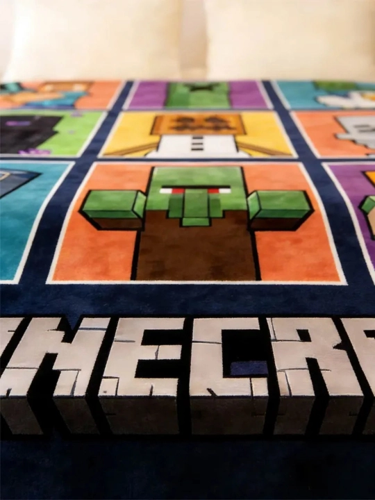 Флисовый плед Minecraft / K-Pop Demon Hunters 150x200 см