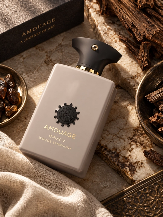 Amouage Existence, Lustre, Purpose, Opus V – унисекс ароматы Woods Symphony 100 мл