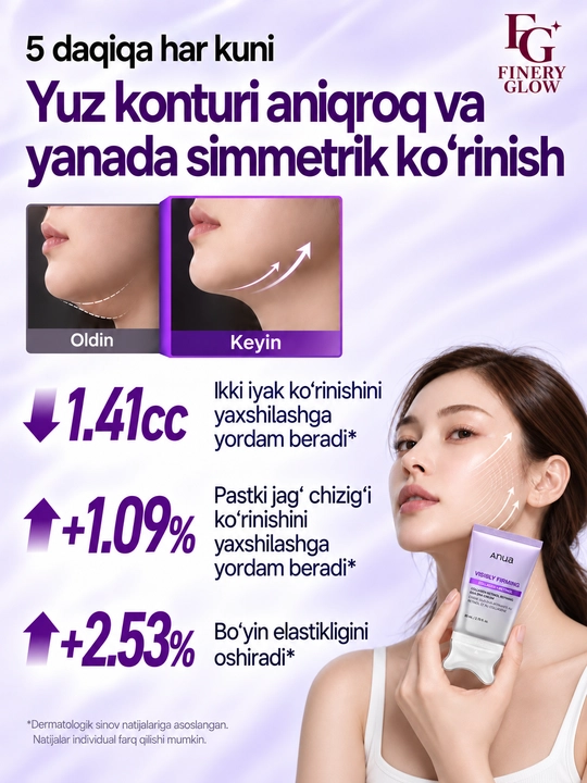 ANUA крем с ретинолом и коллагеном для упругости кожи, Gua Sha, 80 мл