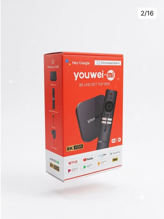 Youwei-Mi Android TV Box — maxsus cheklangan versiya