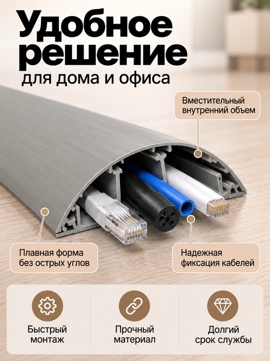 ELEKOR pol kabel-kanali 70×16 mm IEK