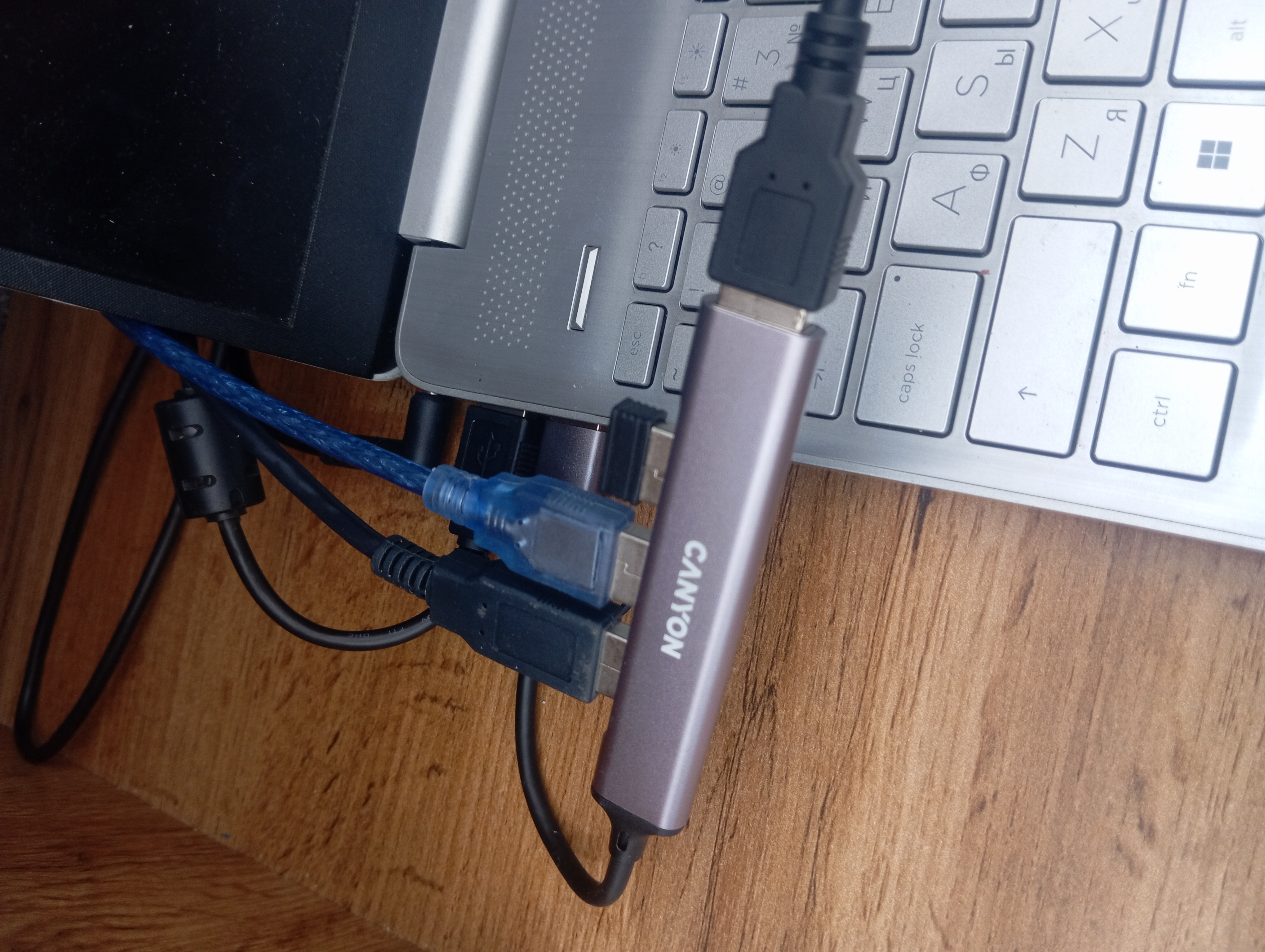 USB hub adapter CANYON DS-02, 4 port USB-Type C