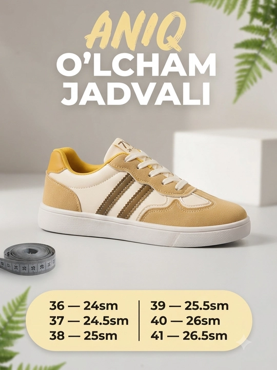 Ayollar uchun zamonaviy krossovkalar