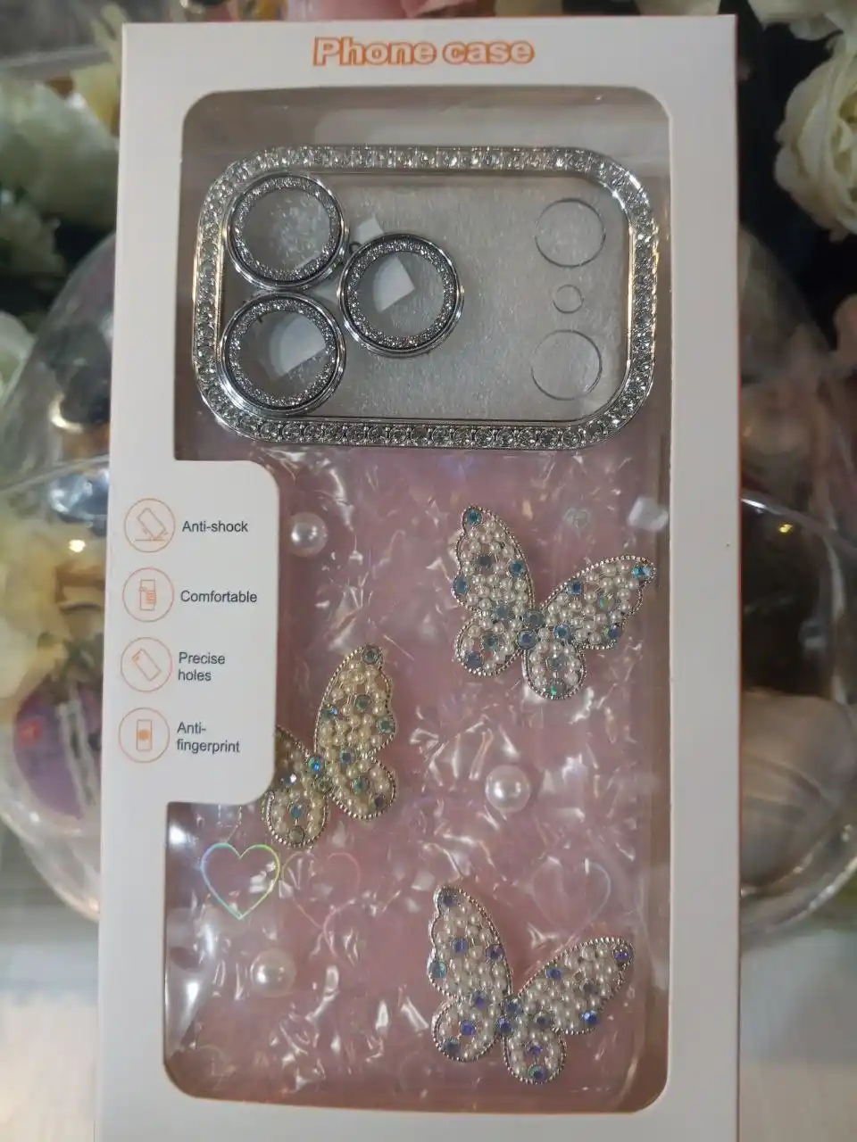 IPhone 16 Pro, 16 Pro Max, 17 Pro, 17 Pro Max uchun silikon himoya g‘ilofi