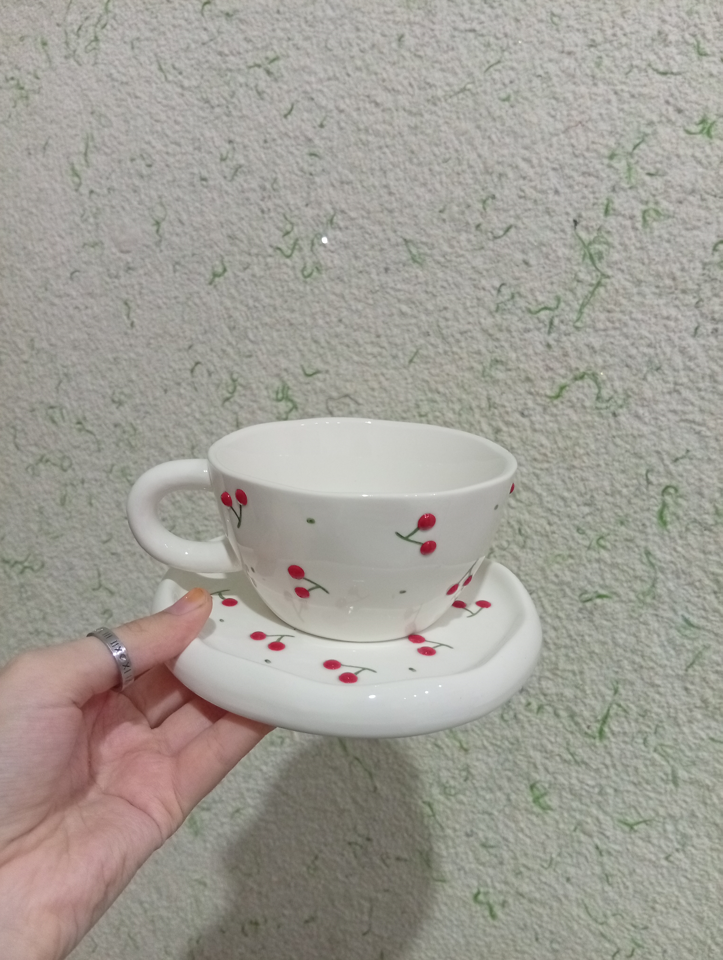 Кружка, керамическая, ручной работы, чашка, 250–330 мл, 1 штука