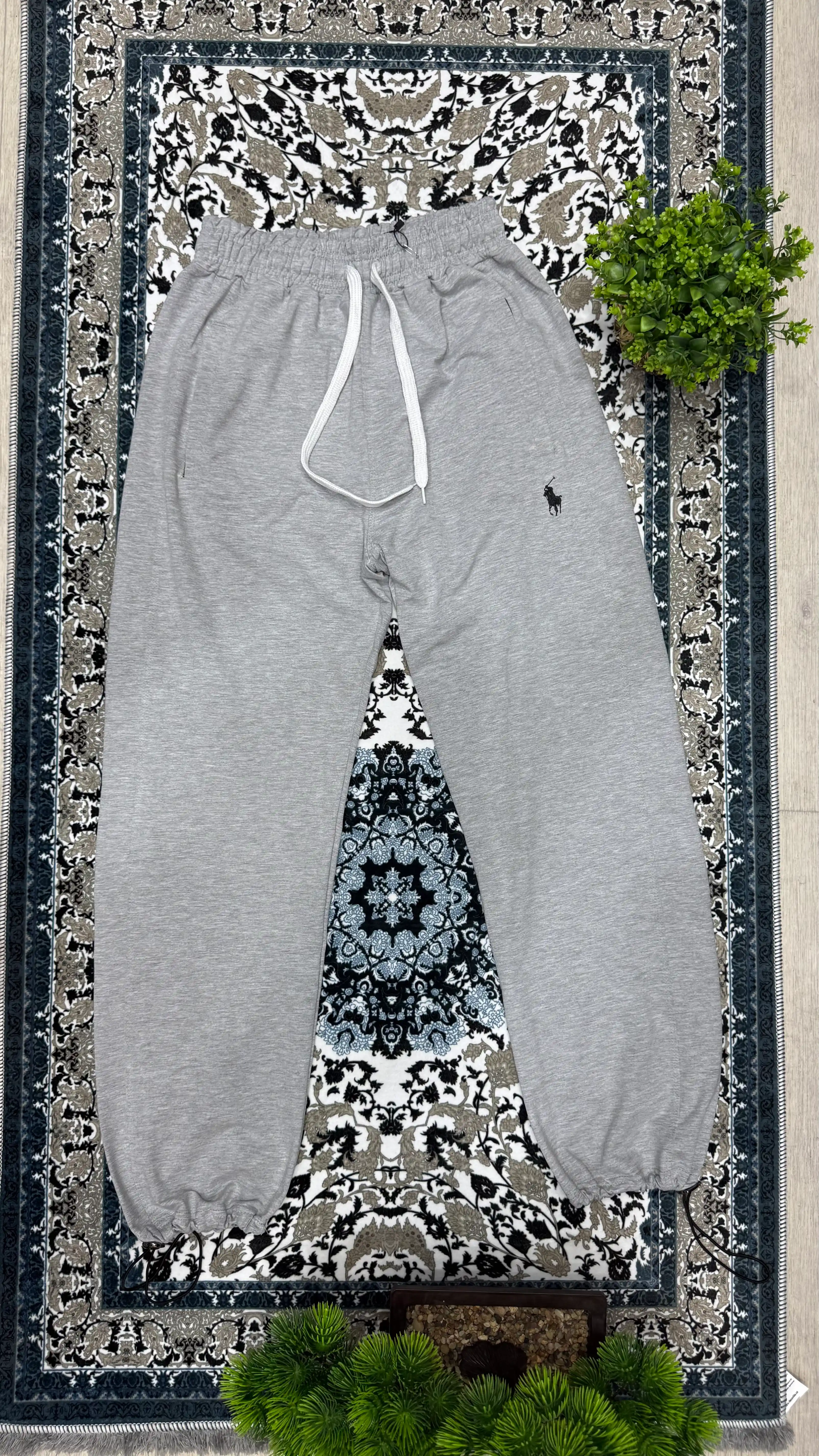 Katta o'lchamli ayollar va erkaklar sport shimi, oversize triko, unisex ishton, 100%paxta