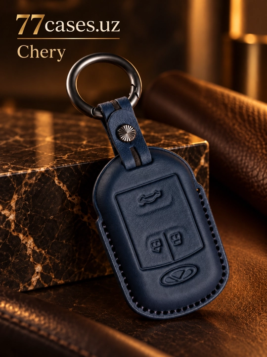 Кожаный чехол для ключа Chery - 