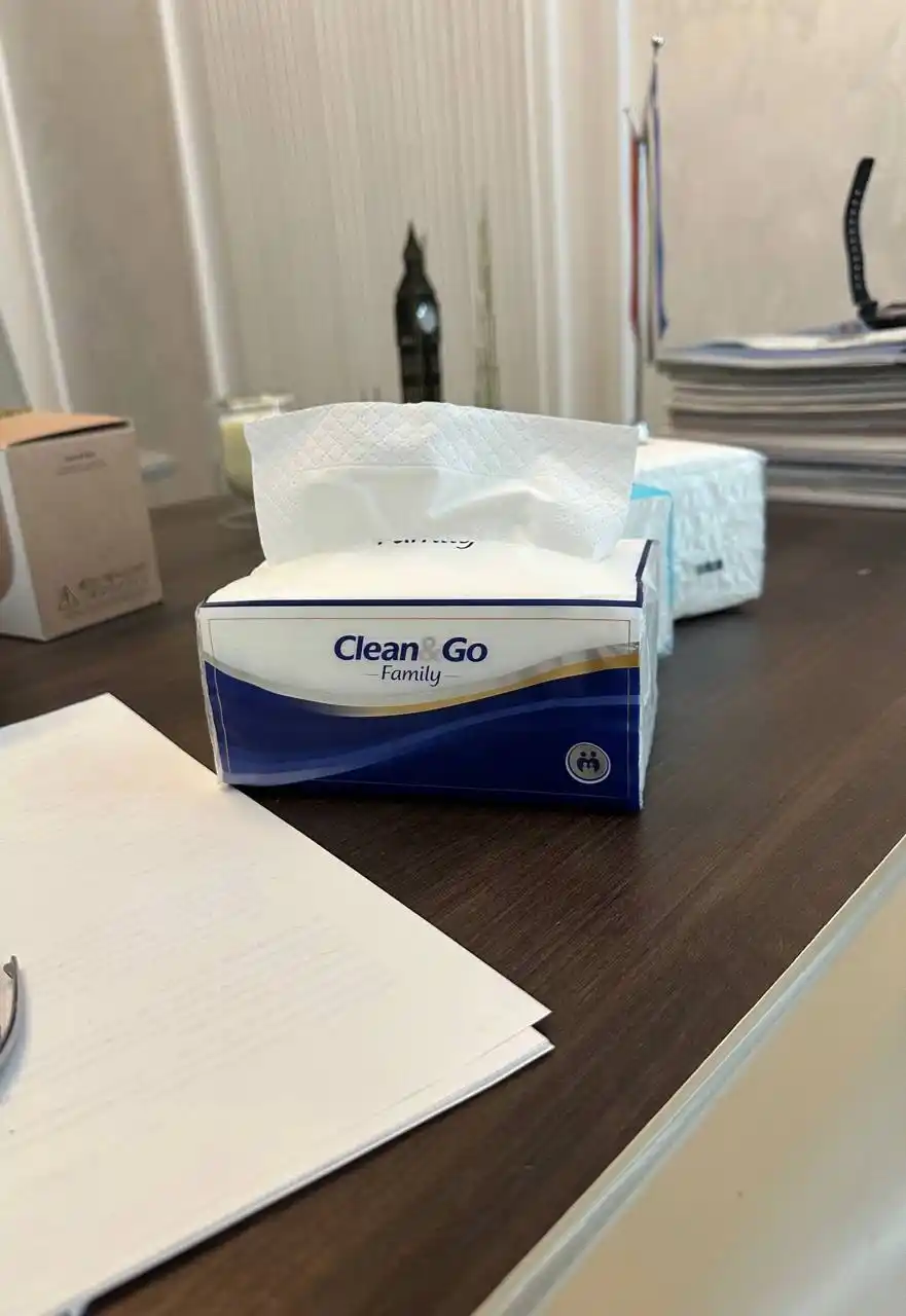 Clean&Go bir martalik salfetkalari,225 dona, 6 qatlamli, qol va tana uchun, tozalash uchun