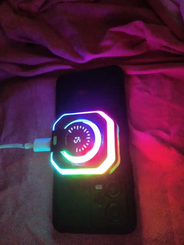 Кулер для телефона магнитный с RGB подсветкой, охладитель смартфона Android, для PUBG игр