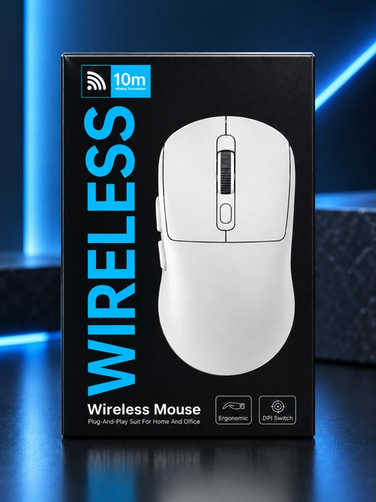 Беспроводная мышь 206, Bluetooth, 2.4G и проводное подключение