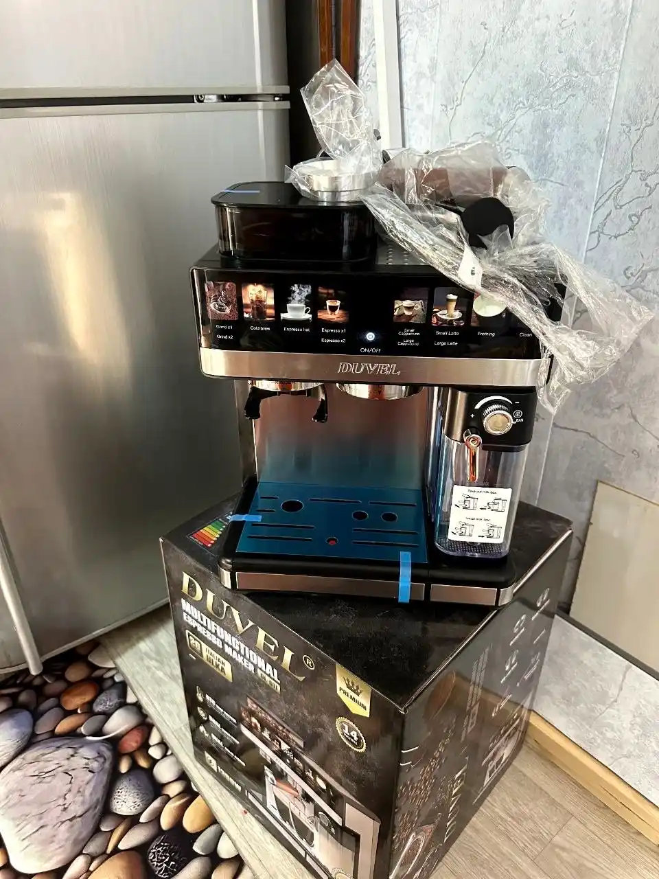 Кофемашина 1500 W профессиональная Duvel 011 с компенсатором и капучинатором