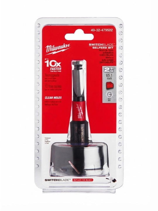 Milwaukee Switchblade 65mm / 11mm Shank o'z-o'zidan kesuvchi burg'ulash uchi
