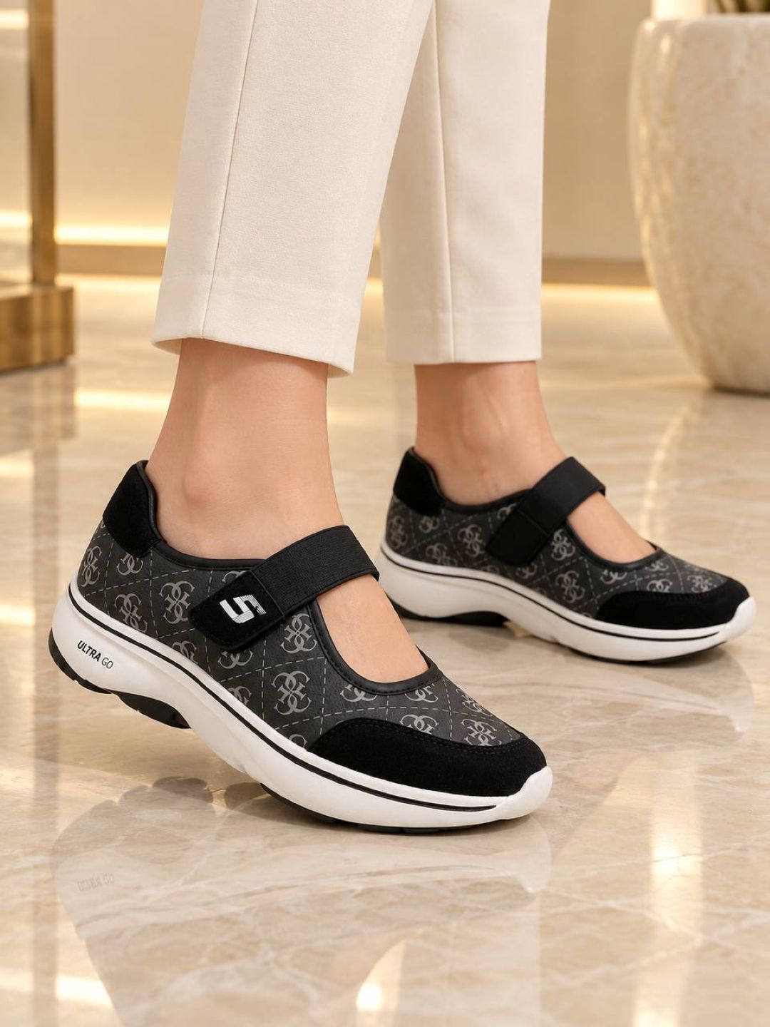 Женские туфли Мэри Джейн, легкие удобные на липучке, повседневная обувь - 