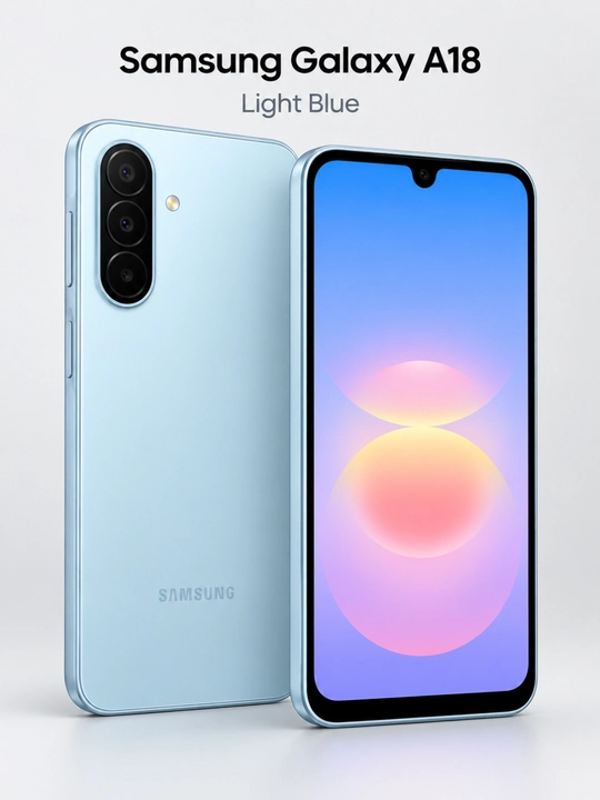 Samsung Galaxy A18 smartfoni, 8/256 GB, Helio G99, 6,7″ Super AMOLED, 5000 mA·soat