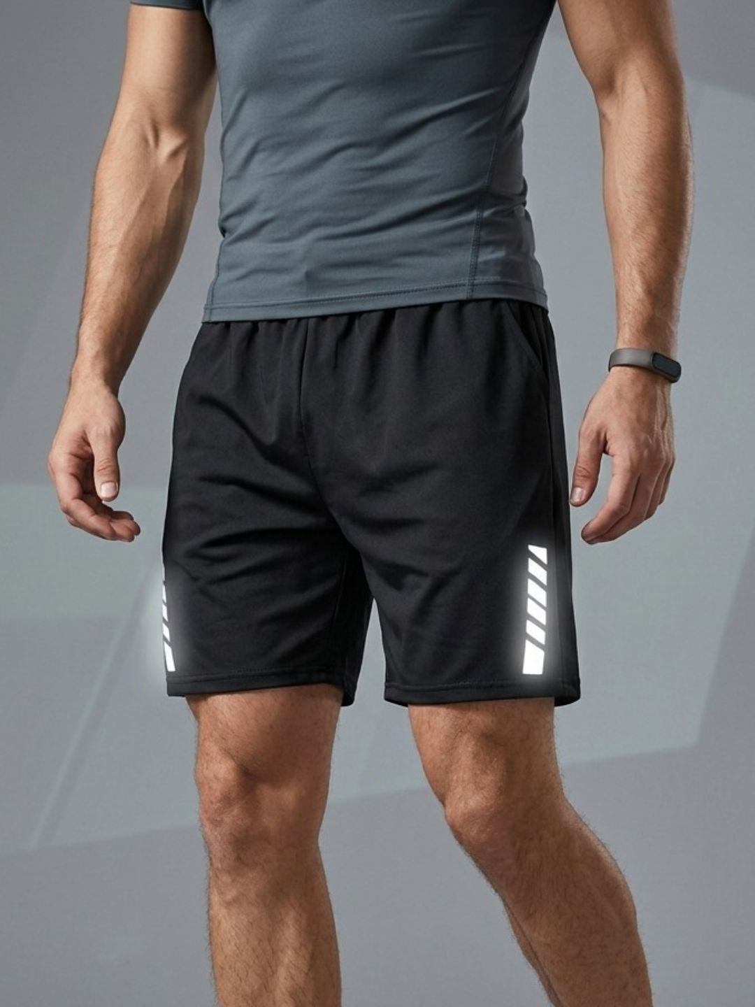 Mashg‘ulotlar va yugurish uchun erkaklar shortiklari fitnes va zal kundalik nafas oladigan
