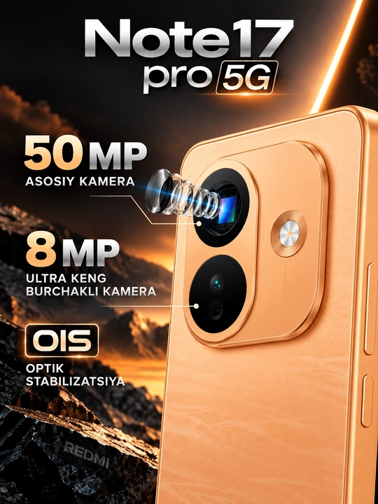 Redmi Note 17 Pro 5G — Мощь и Стиль!