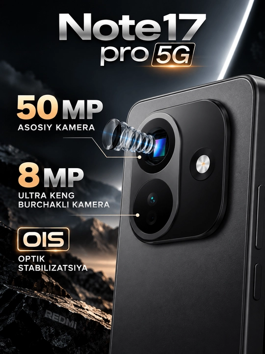 Redmi Note 17 Pro 5G — Мощь и Стиль! - 