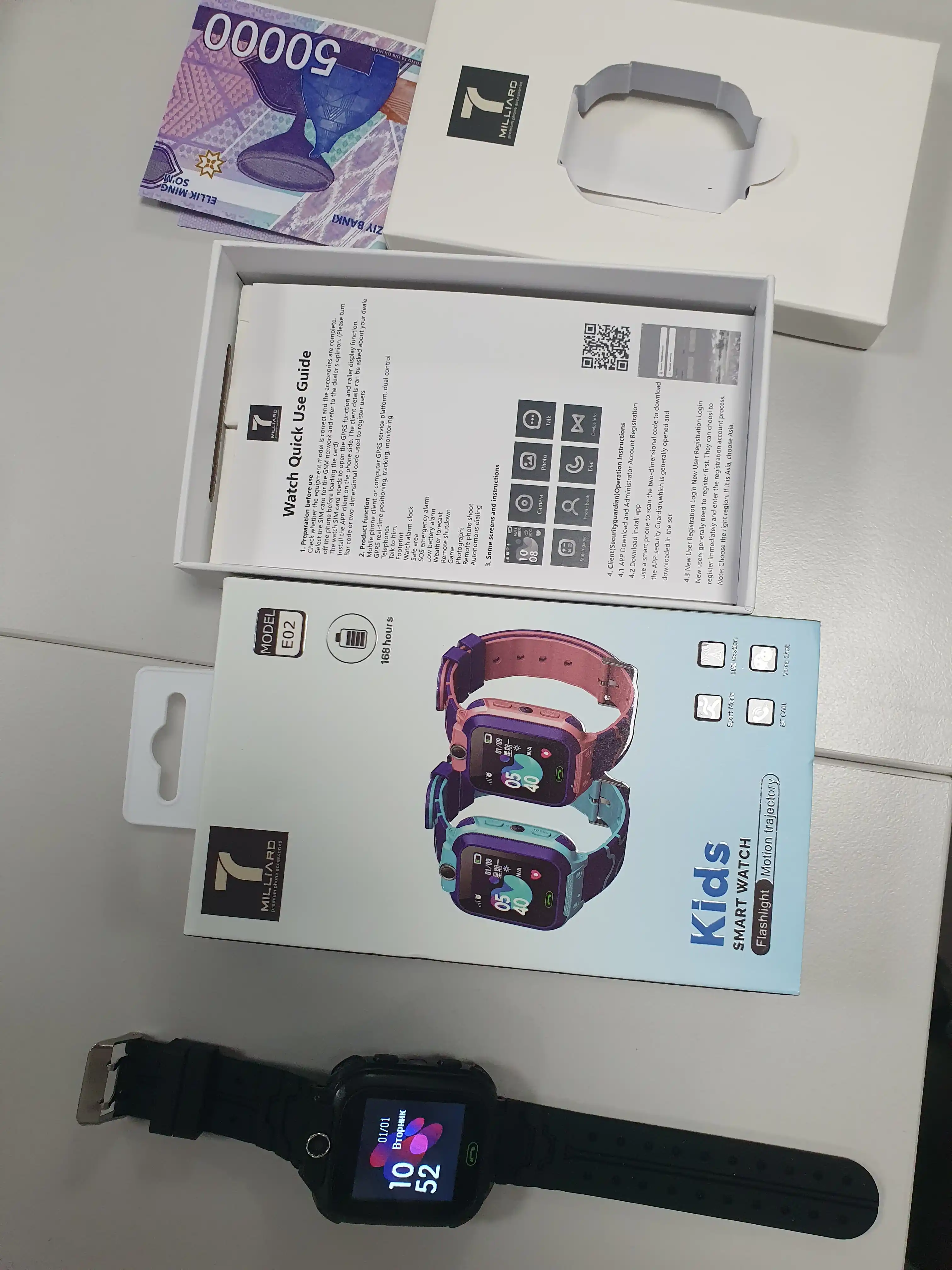 Детские смарт-часы с SIM-картой — умные часы для детей, звонки, SOS, GPS, камера