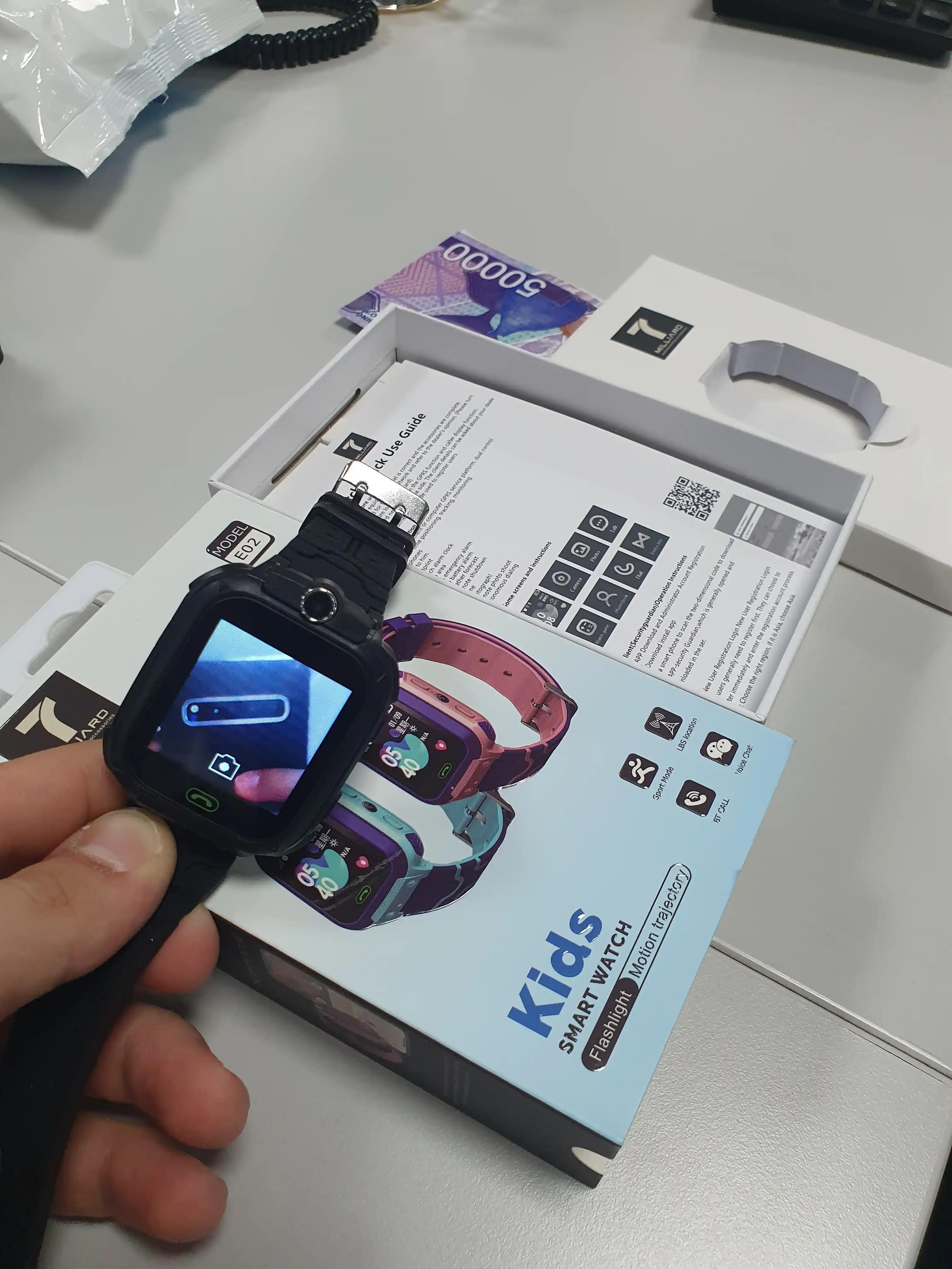 Детские смарт-часы с SIM-картой — умные часы для детей, звонки, SOS, GPS, камера