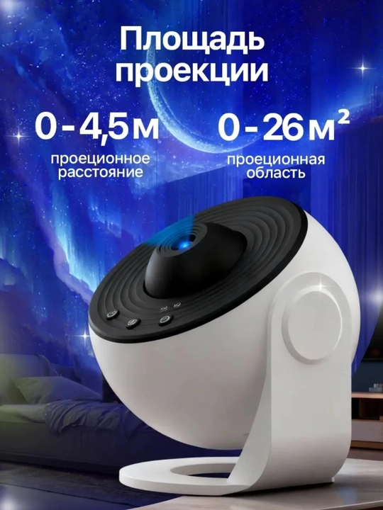 Ночник-проектор — современное устройство, превращающее комнату в космический пейзаж