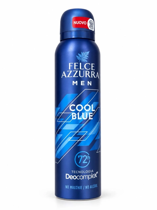 Felce Azzurra Men Cool Blue — erkaklar uchun dezodorant-antiperspirant, 150 ml - 