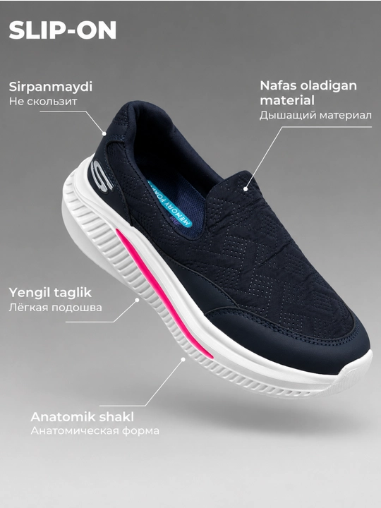 Женские слипоны, легкая удобная повседневная обувь, дышащий slip-on