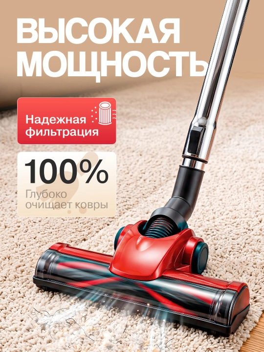 Пылесос LG 4000 BT, 3,5 л, иновационный с HEPA фильтром и ручным управлением для дома