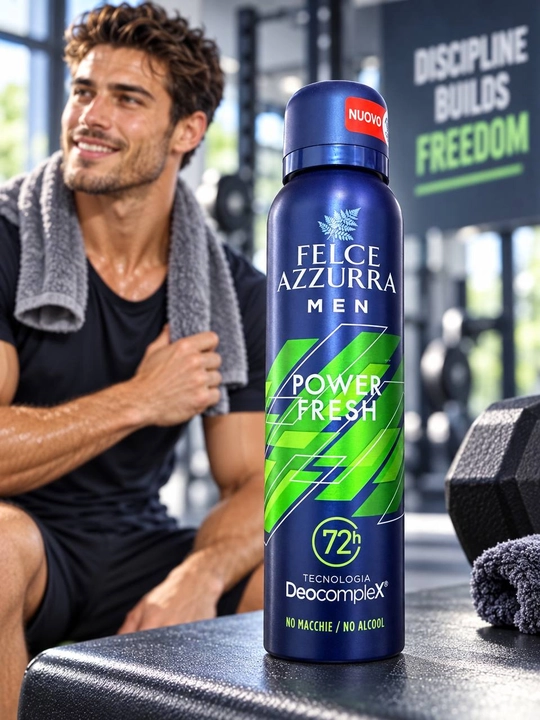 Felce Azzurra Men Power Fresh — мужской дезодорант-антиперспирант, 150 мл