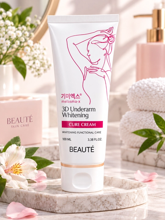 BEAUTÉ Melasma-X 3D отбеливающий крем для подмышек, бикини, локтей, коленей, 100 мл
