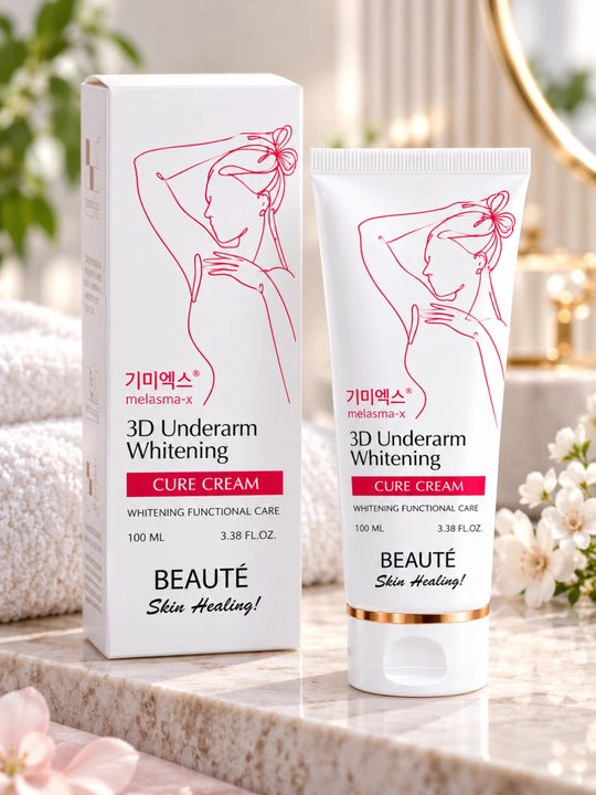 BEAUTÉ Melasma-X 3D отбеливающий крем для подмышек, бикини, локтей, коленей, 100 мл