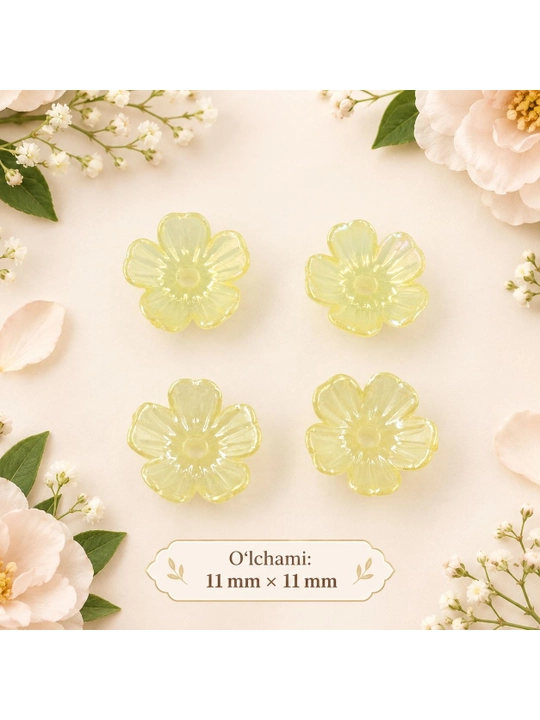 Qo'l ishi uchun dekor gullar, sun'iy bezak gullari, DIY va handmade uchun