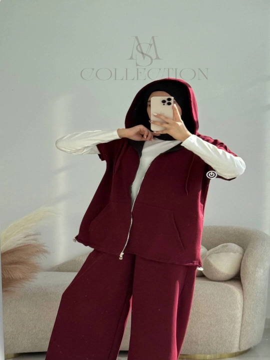 Ayollar uchun 3 qismli sportivka, sport kostyumi, standart 44–50