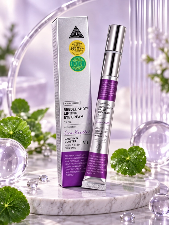 VT Reedle Shot Lifting Eye Cream 15ml ko‘z atrofi kremi Cica Reedle lifting ajin