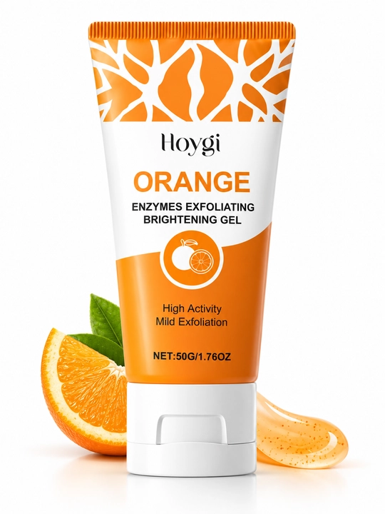 Yuz uchun apelsinli fermentativ piling-gel Hoygi, eksfoliatsiylovchi skrab, 50 g