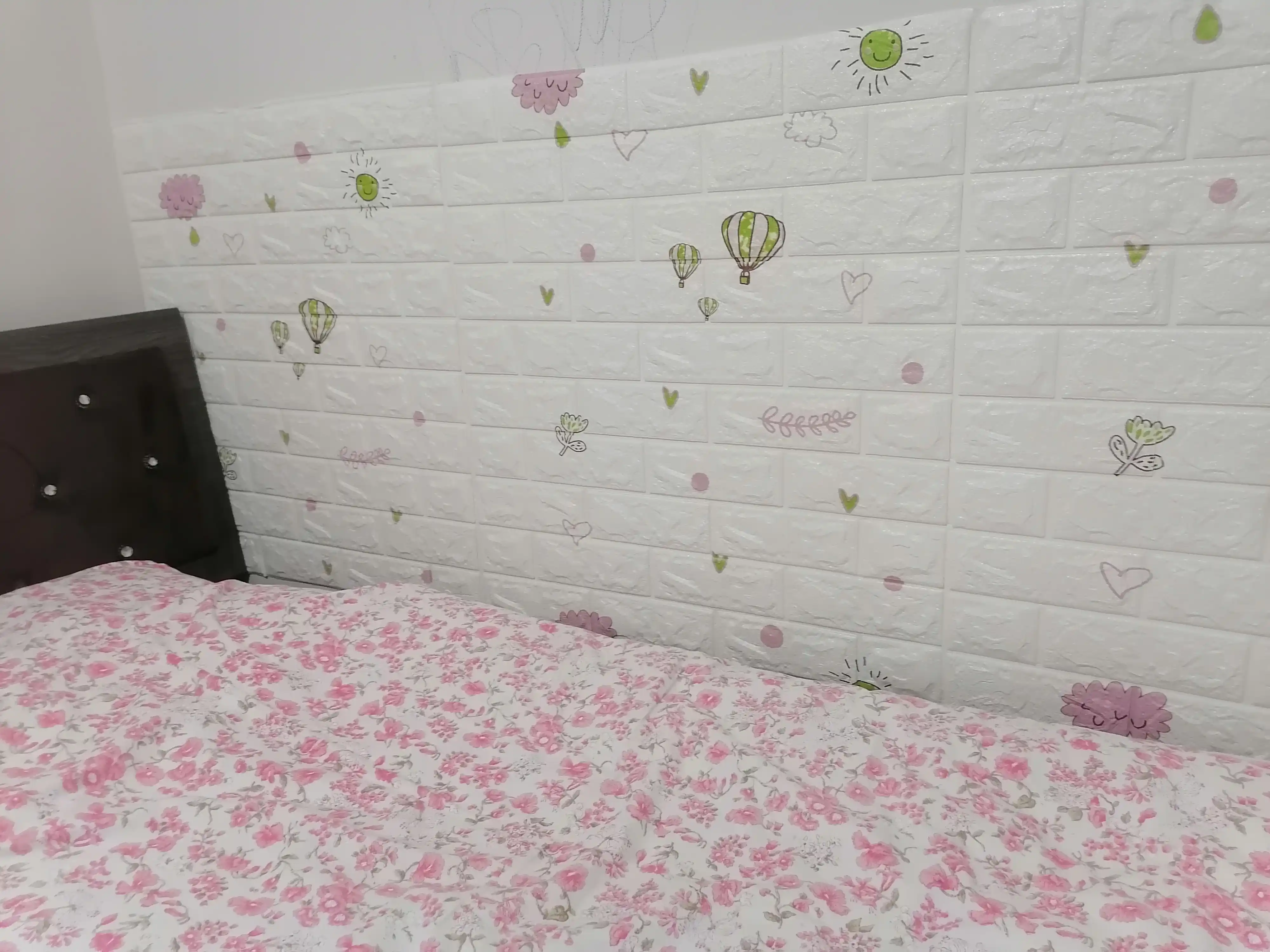 5 dona 70x70cm PVC dev stikerlari, suvga chidamli va mustahkam
