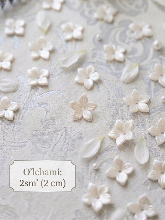 Qo'l ishi uchun dekor gullar, sun'iy bezak gullari, DIY va handmade uchun
