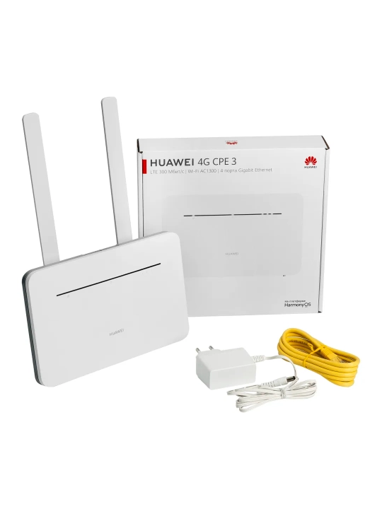 Huawei B535-232a Cat.7 4G LTE Wi-Fi routeri, tashqi LTE antennasini ulash imkoniyati bilan