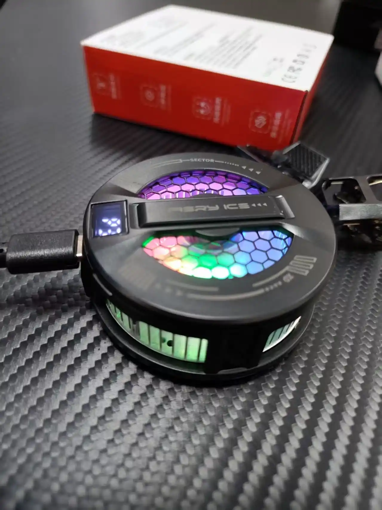 Игровой кулер для телефона с RGB, охлаждающий вентилятор для игр PUBG,для Android и iPhone
