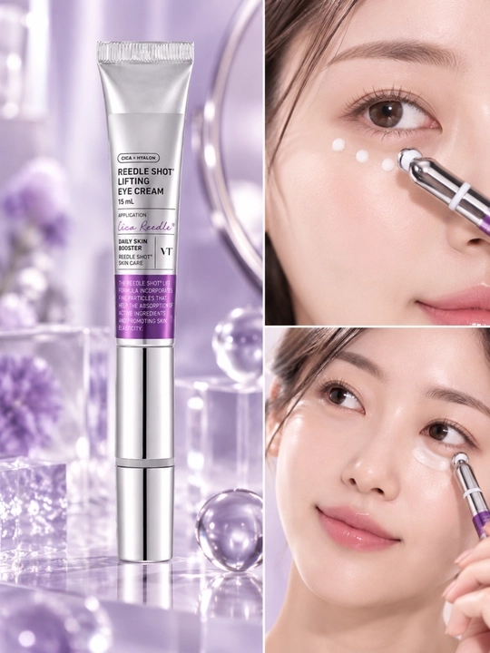 VT Reedle Shot Lifting Eye Cream 15ml ko‘z atrofi kremi Cica Reedle lifting ajin