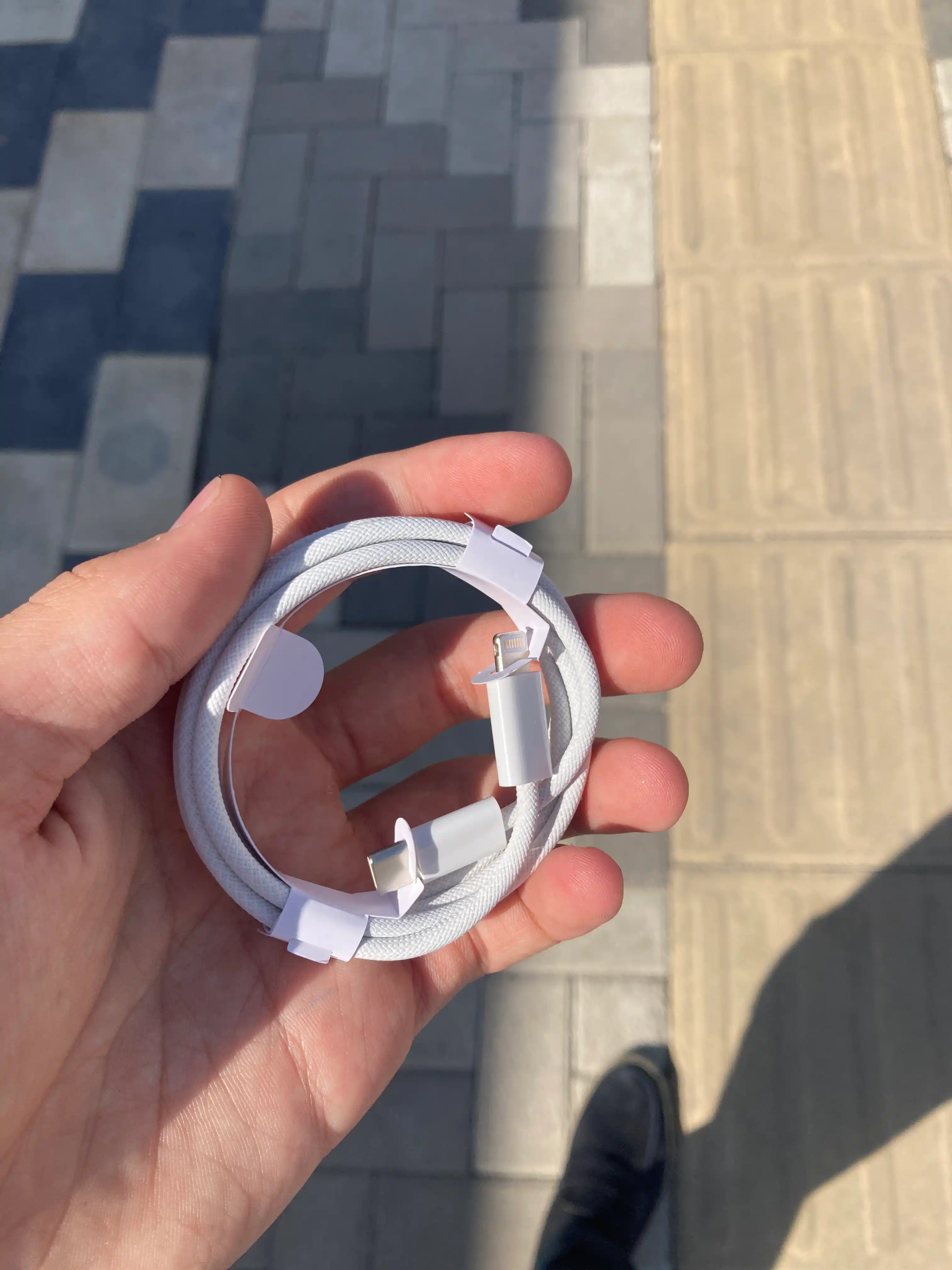 Kabel Type-C to Lightning 3.1, 6A, tez quvvatlash va ma’lumot uzatish uchun